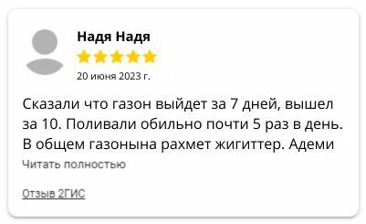 Отзывы о газонной траве Sport