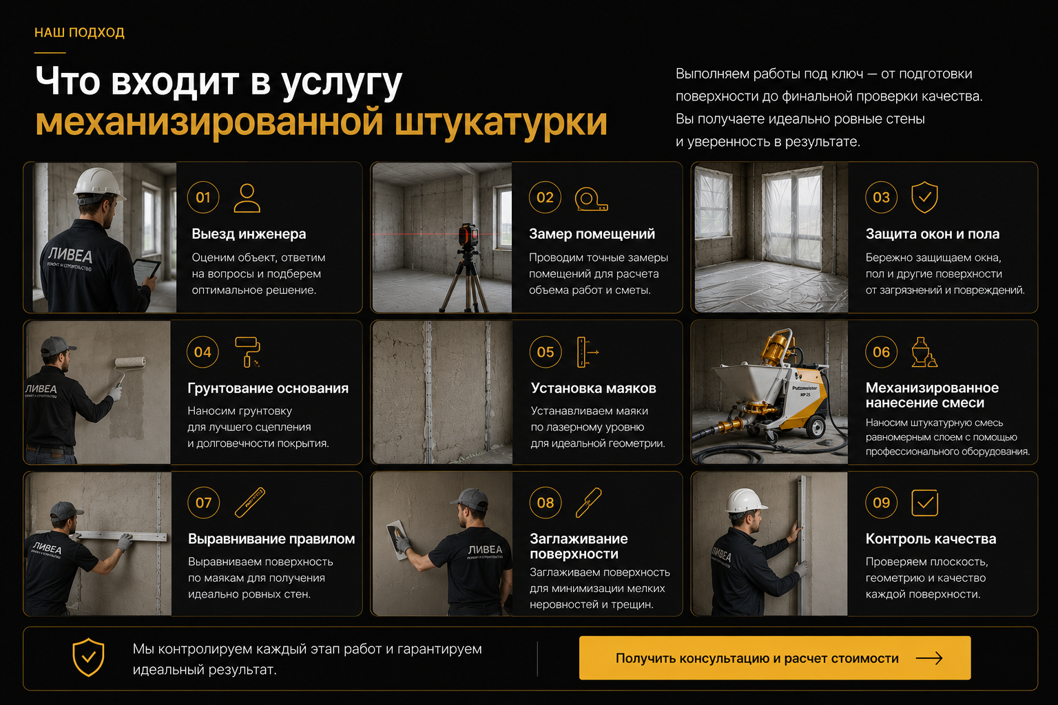 Заглаживание поверхности