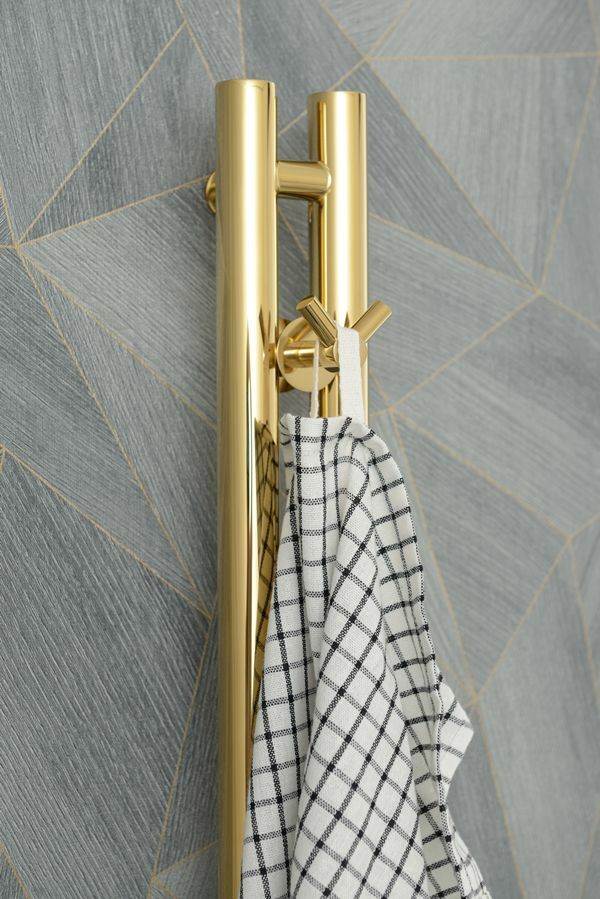 Полотенцесушитель электро Krause Inaro 1500*30 хром (1500x30mm, круглый, одинарный) IK1150
