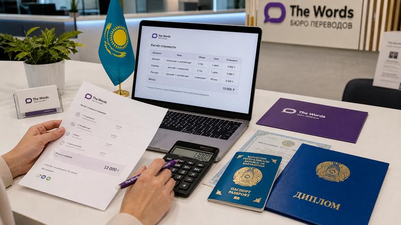 Переводчик The Words за работой
