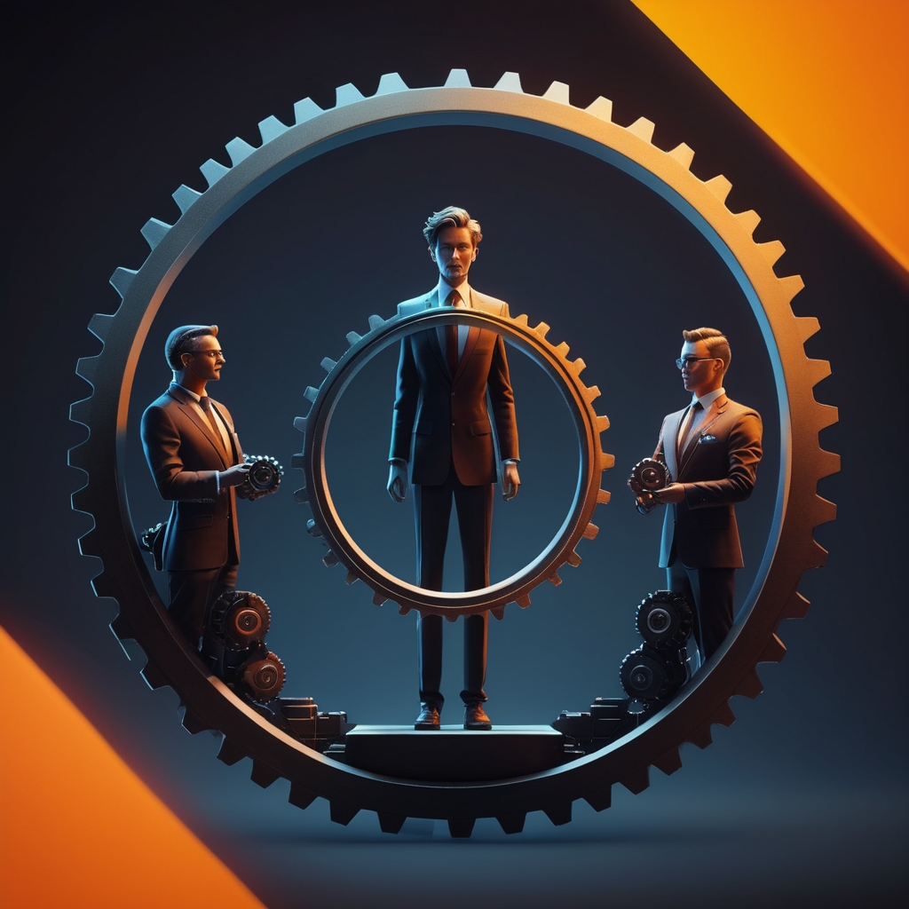 Иконка построения отдела продаж