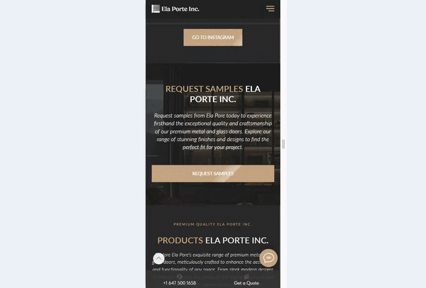 Ela Porte 移动端首页动图