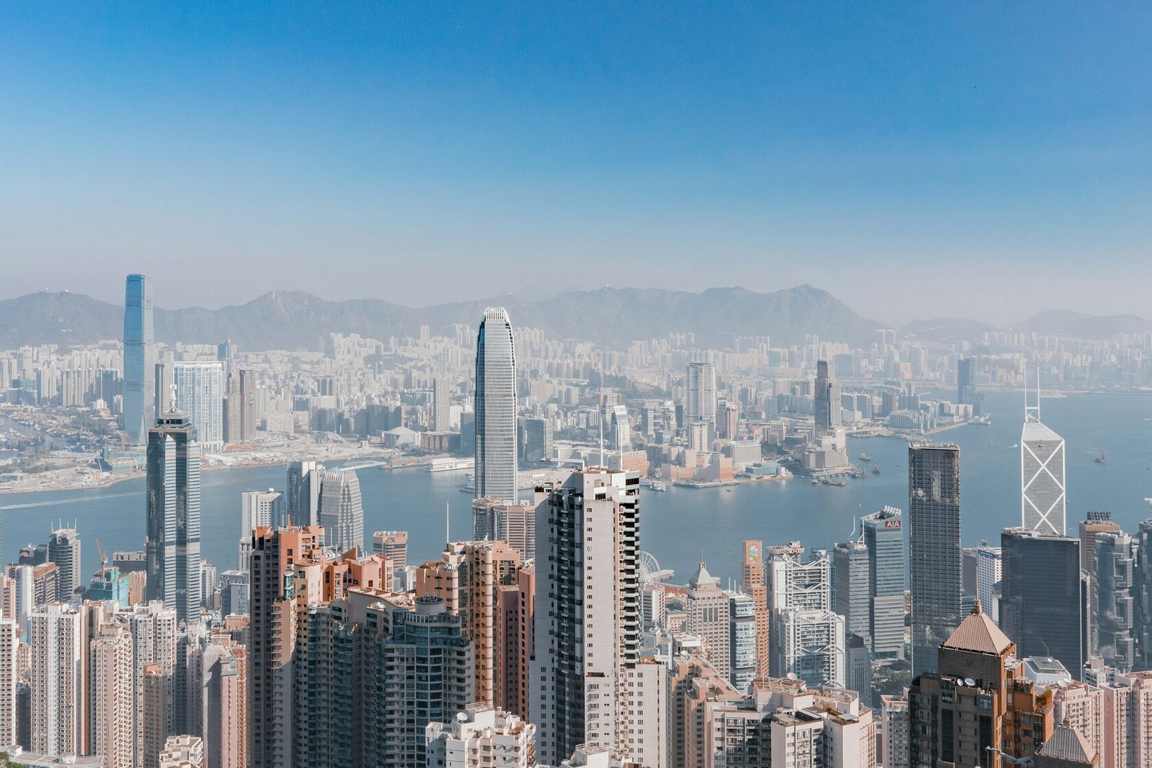 Hong Kong financial district Central