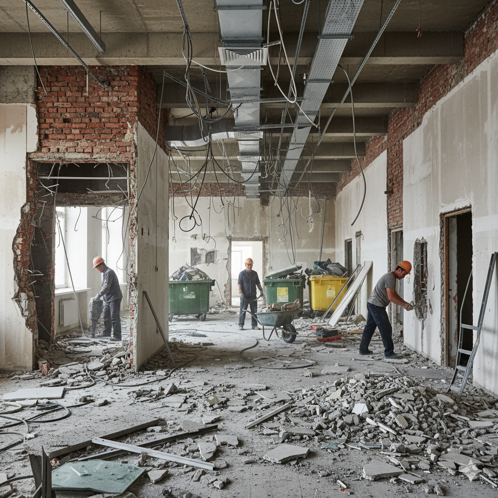 Полный демонтаж помещения ломбарда 'под ключ'