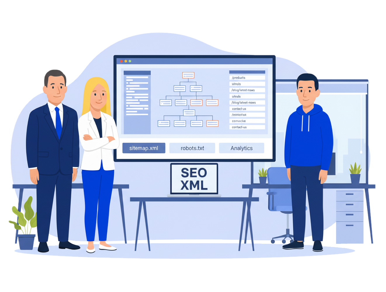 Услуга SEO-продвижение маркетингового агентства Метриум