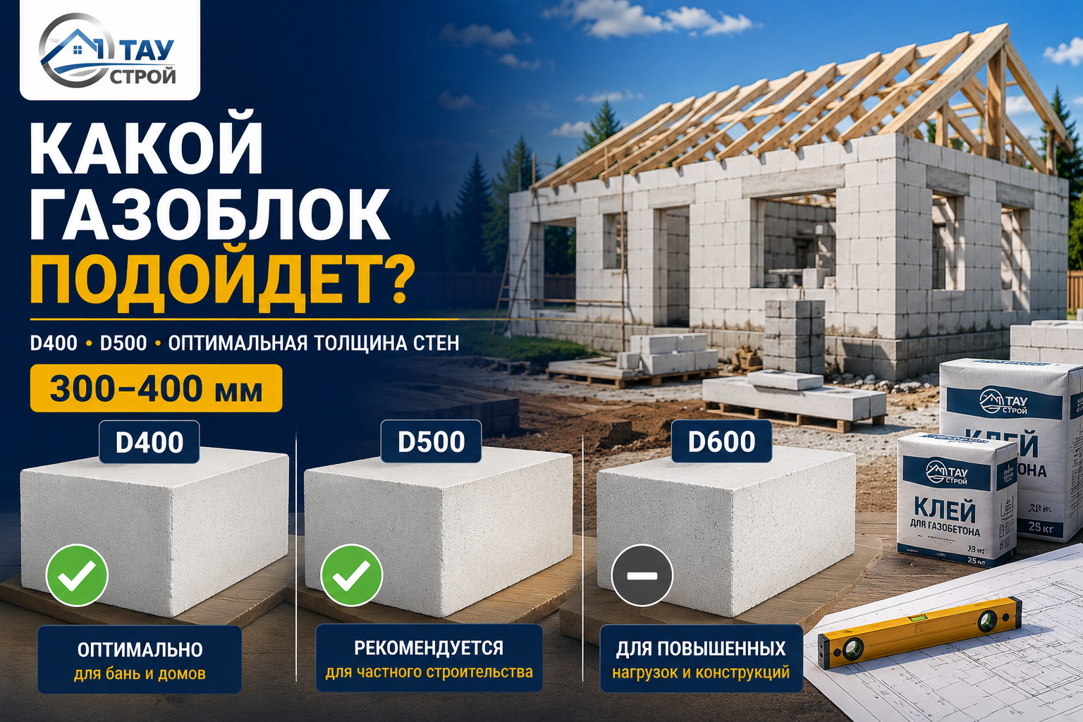 Газобетон для строительства бани