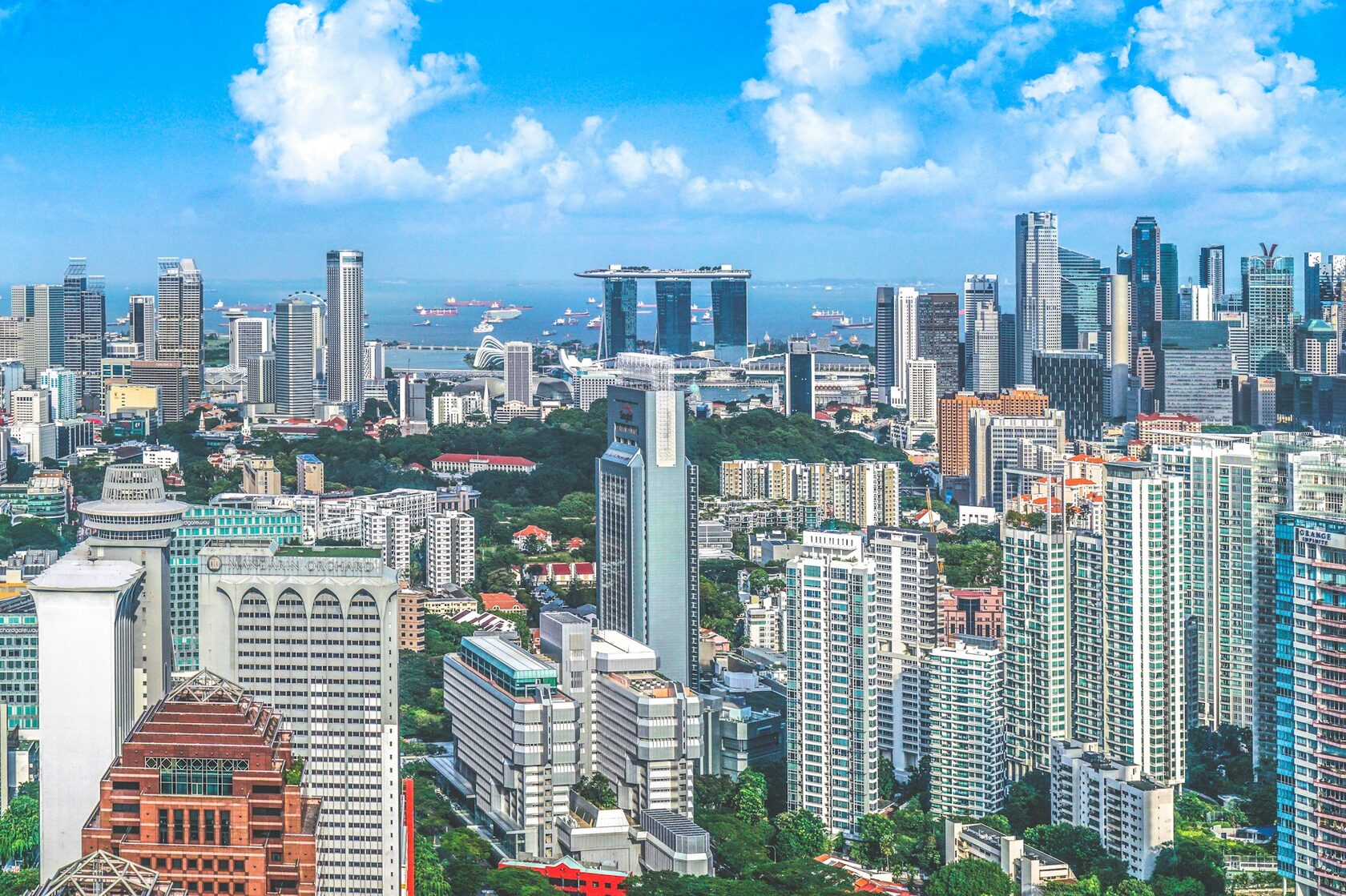 Singapore financial district