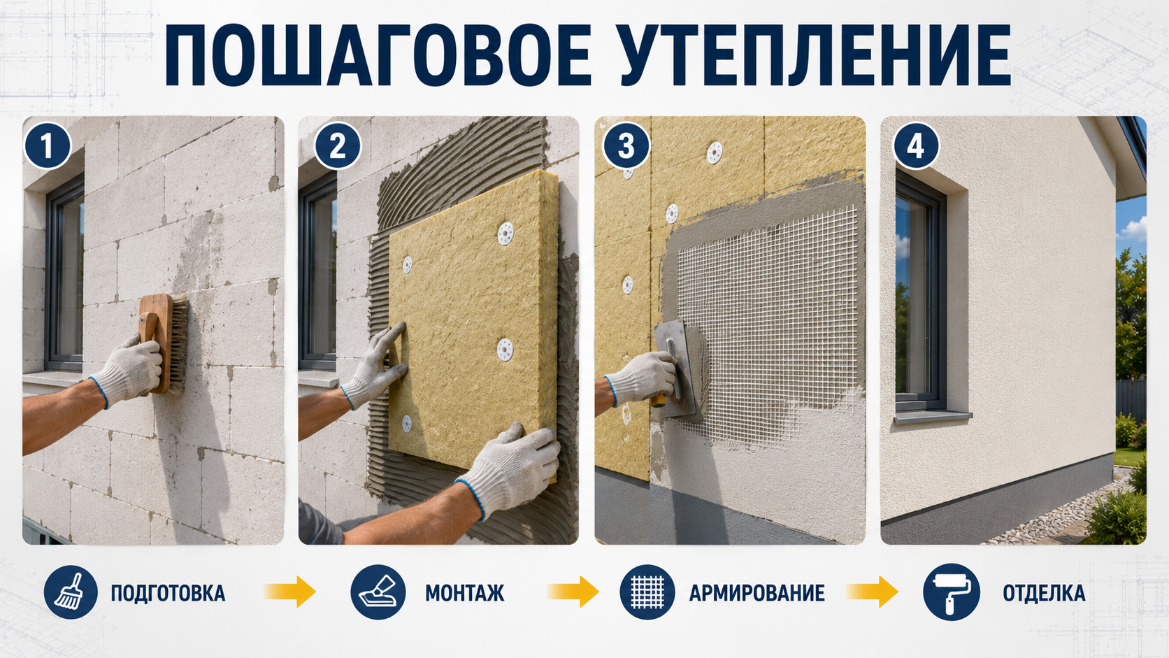Как правильно утеплить газоблок