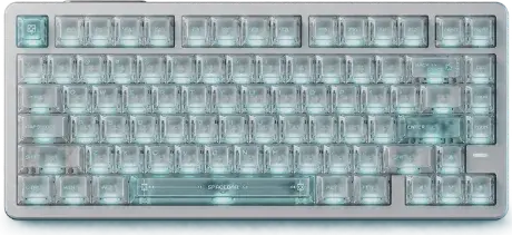 Игровая клавиатура VGN Neon75HE Air, белый прозрачный матовый