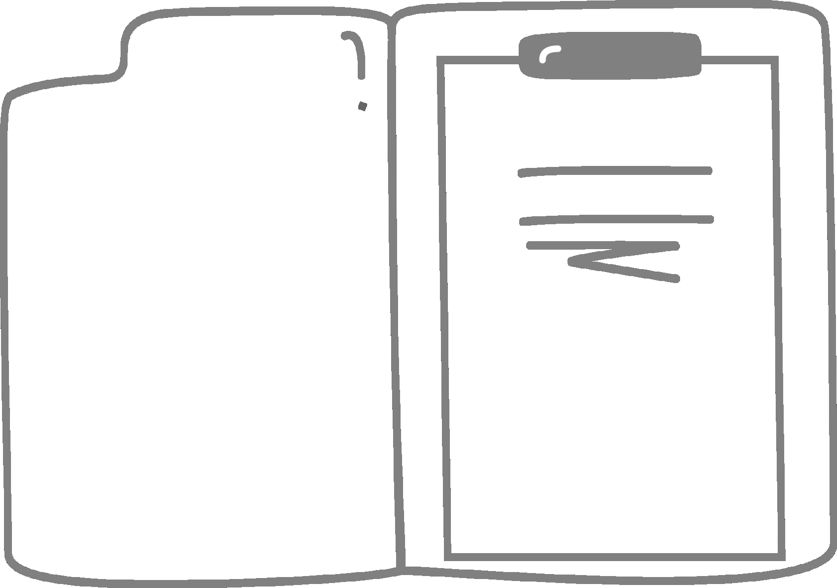 Бумажная папка для документов. Распространенный вид корпоративных подарков.