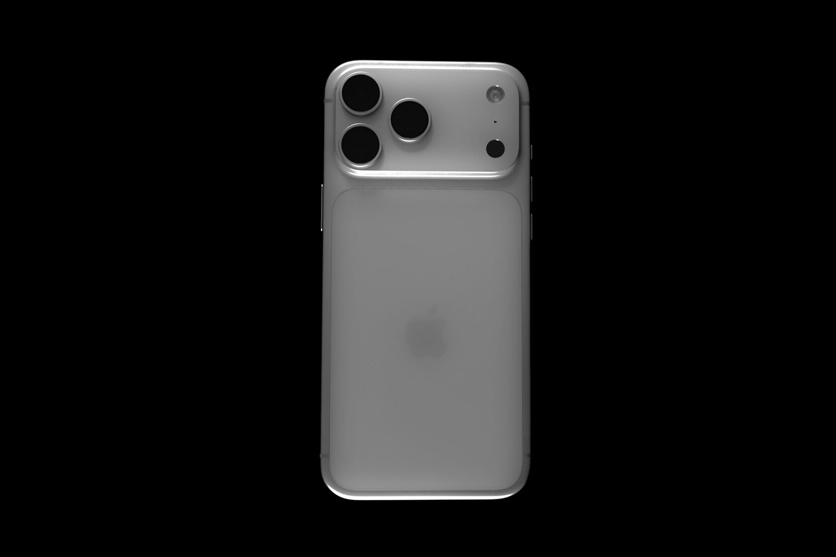 iPhone face scanning with 3D mesh overlay