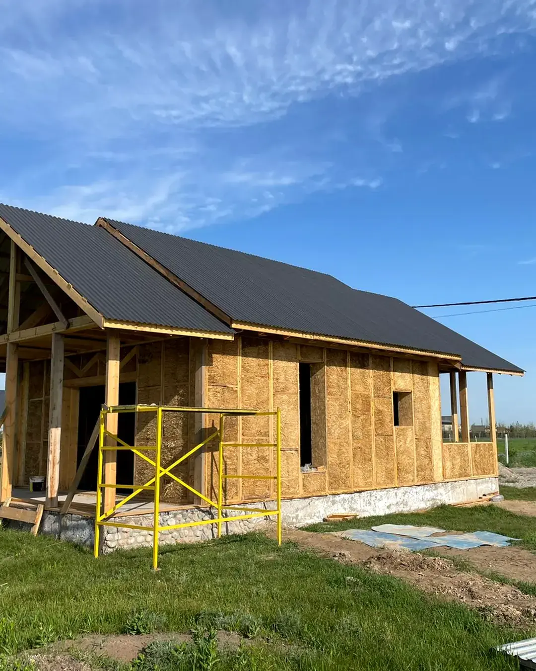 Строительный этап Sunny House