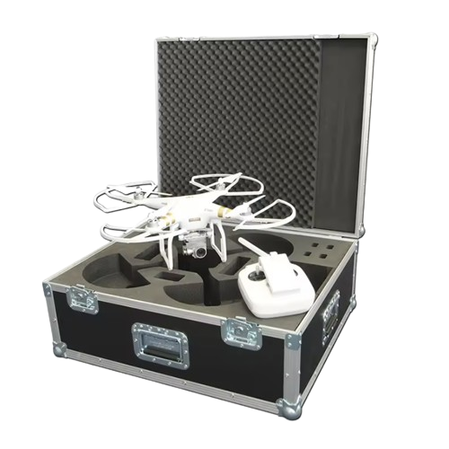 Полетный защитный рэковый алюминиевый транспортировочный кейс для квадрокоптеров и коптера