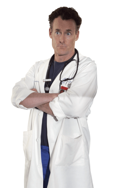 Доктор Перри Кокс из сериала "Клиника".