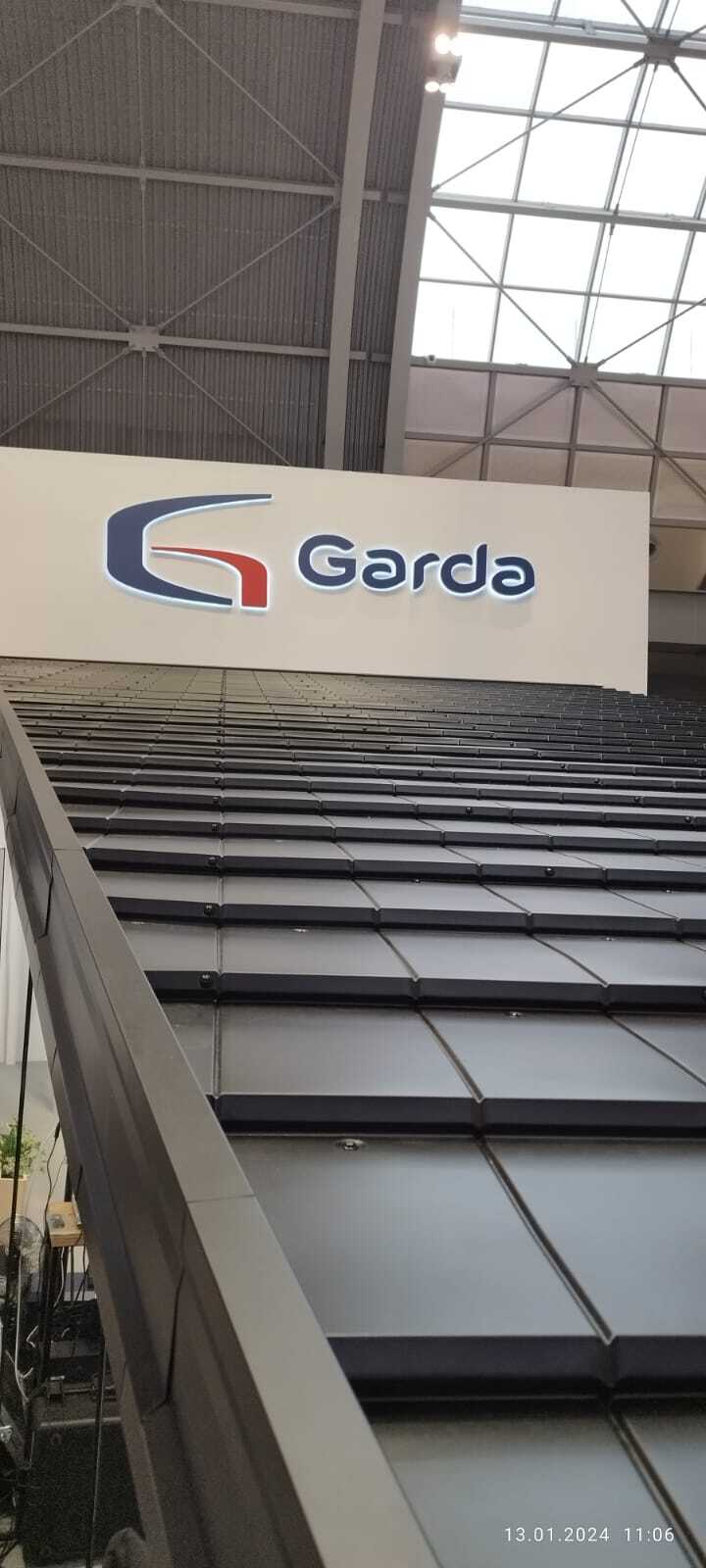 Демонстрационный стенд кровельного модуля Garda