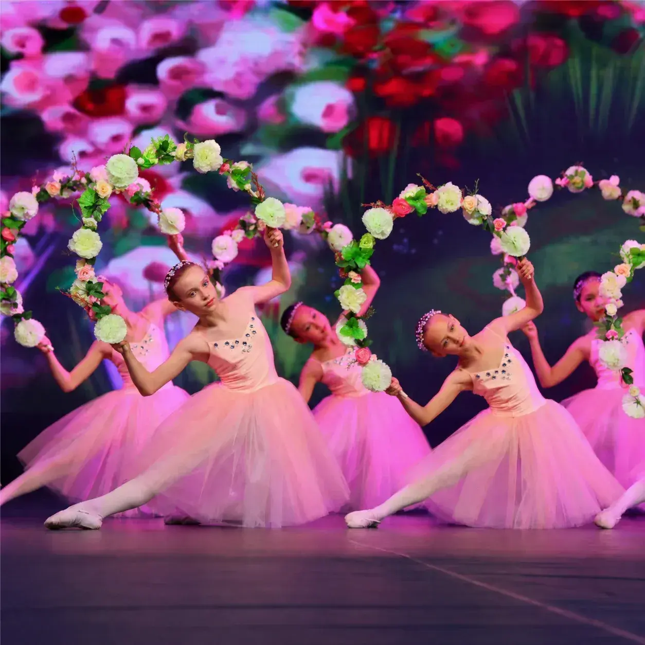 Girls on stage Prima Ballet Dubai show