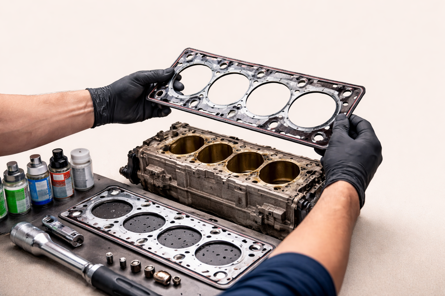 Замена прокладки ГБЦ