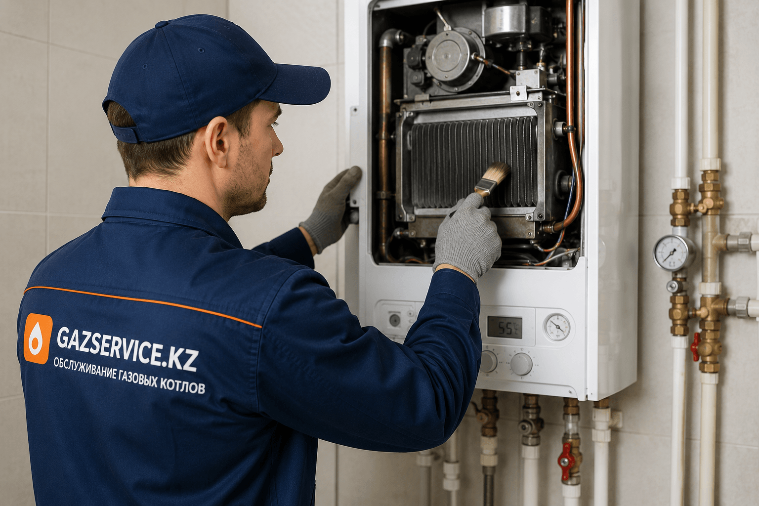 Обслуживание газовых котлов в Алматы