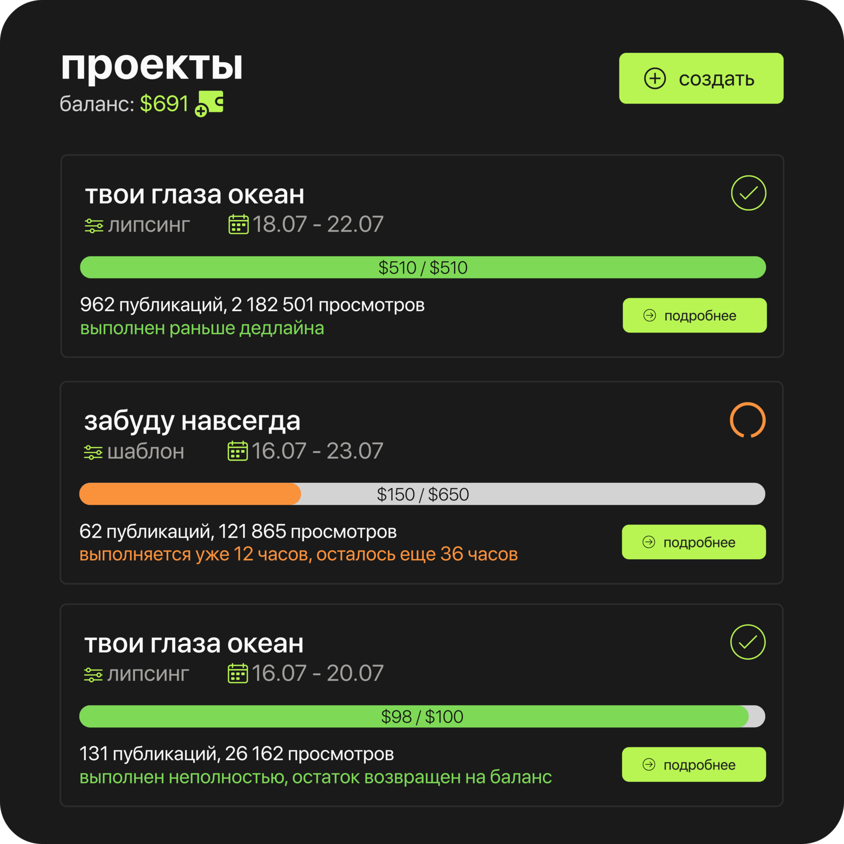 admin panel