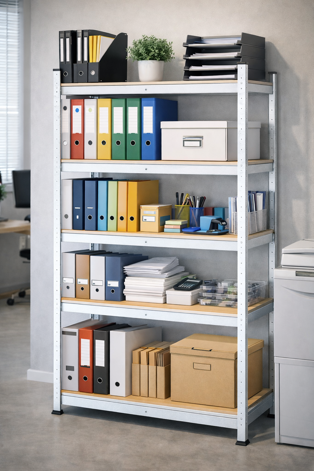 Сборные стеллажи для офиса Алматы