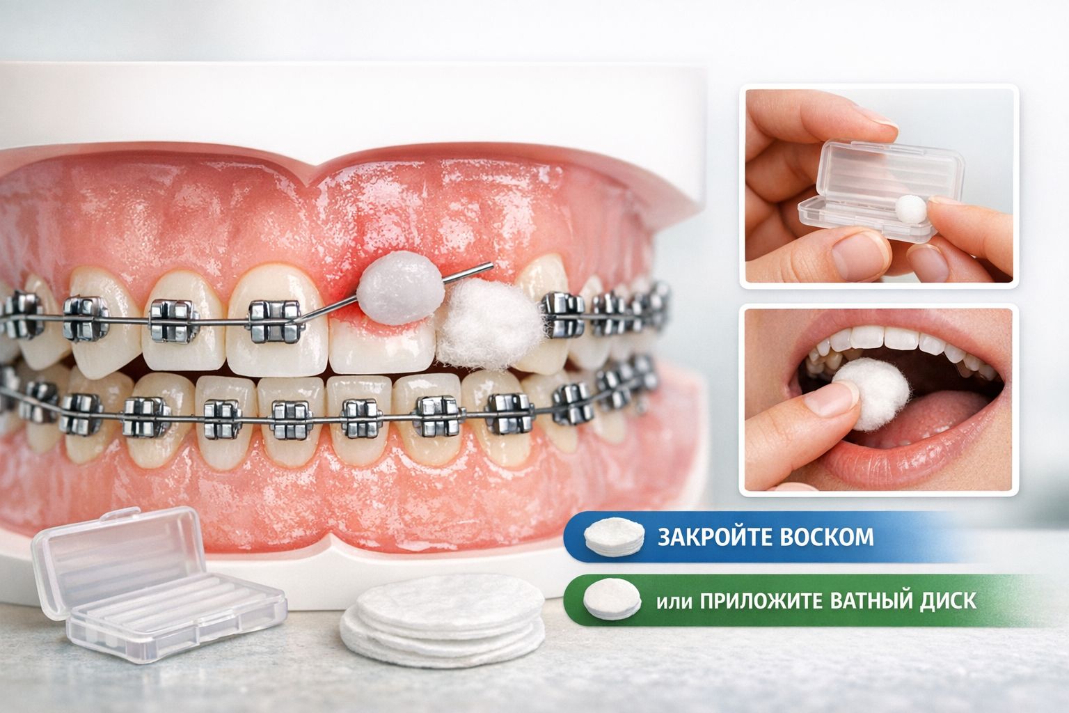 Что делать, если после установки брекетов дуга колет?