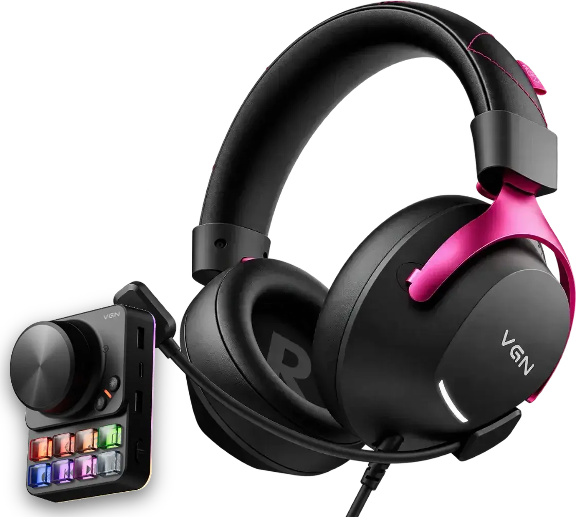 Игровая гарнитура VGN Siren V2 Pro Max, цвет чёрный