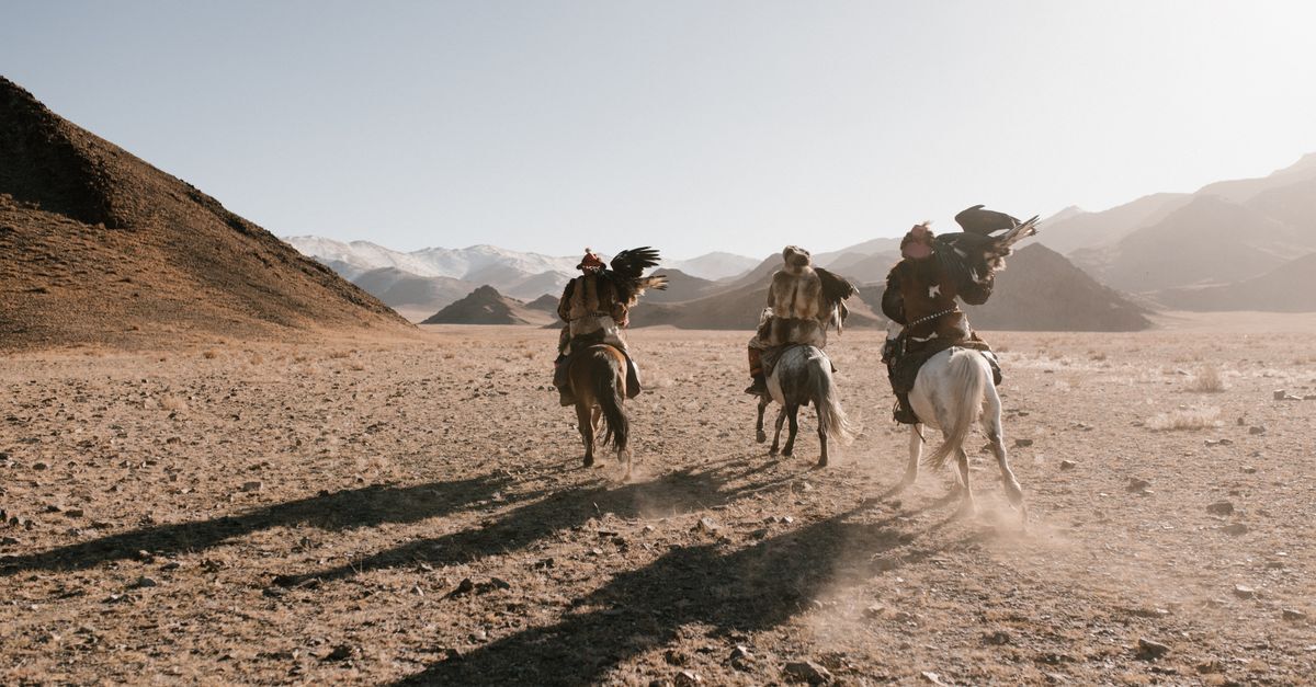 Eagle hunting and yurt camp
