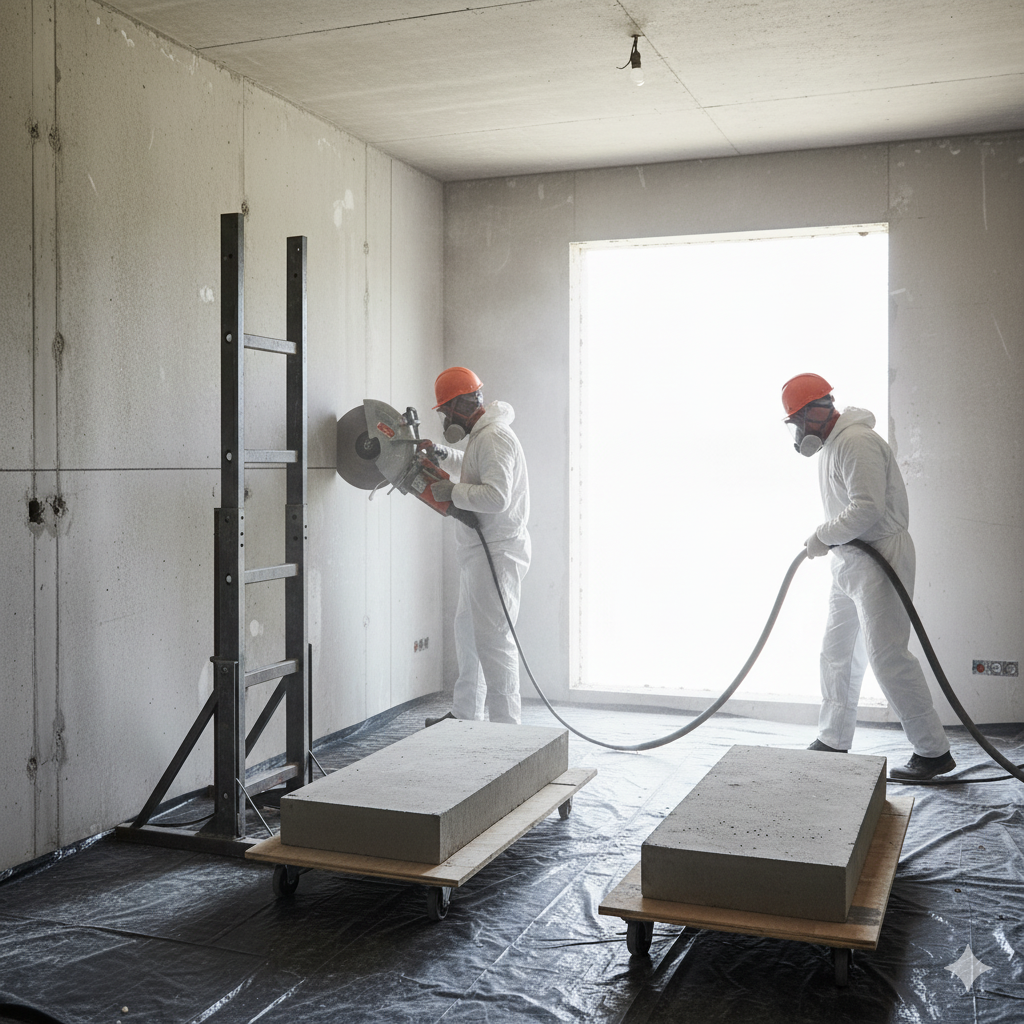 Демонтаж окна с последующим расширением проема