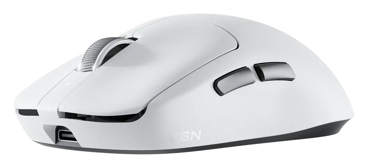 Игровая мышь VGN Dragonfly 3 GT, белый — вид под углом
