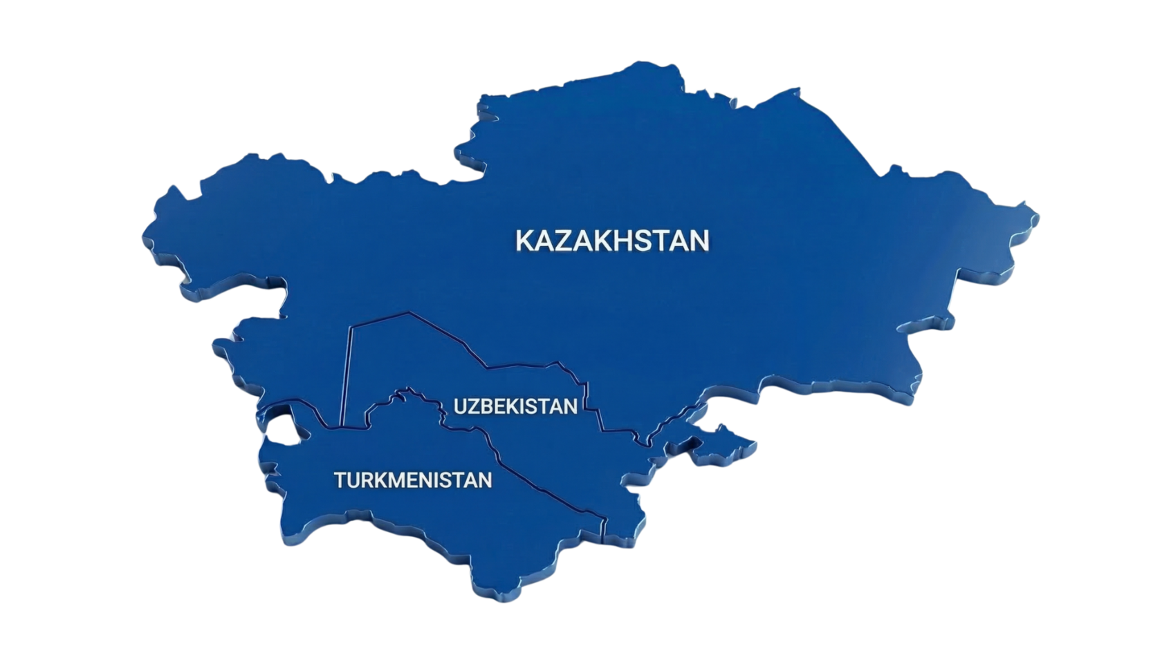 Карта Центральной Азии