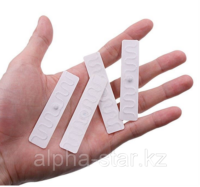 Тоқыма UHF RFID белгісінің өлшемі мен құрылысы