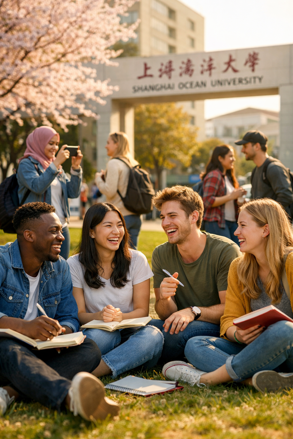 Кампус Shanghai Ocean University