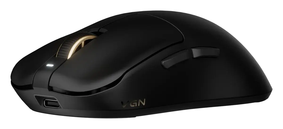 Игровая мышь VGN Dragonfly F1 V5 Turbo+, чёрный — вид под углом