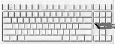 Игровая клавиатура VGN V87 V2, белый лотос