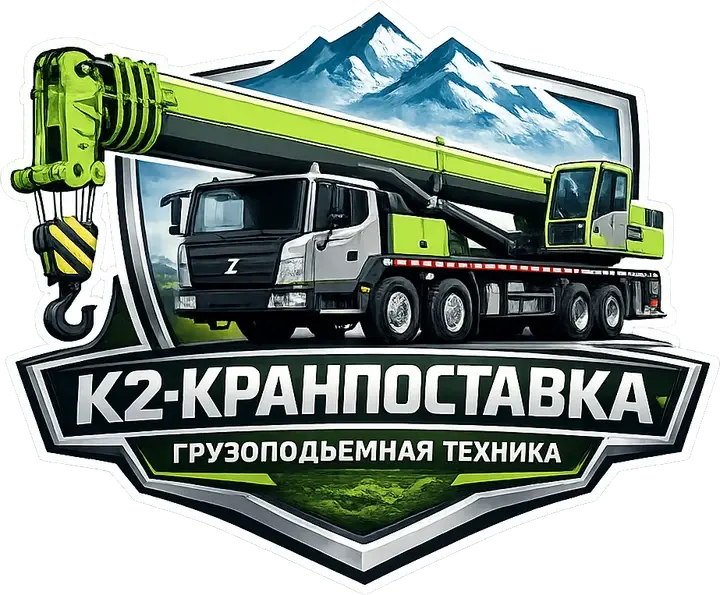 Логотип К2-Кранпоставка — грузоподъёмная техника