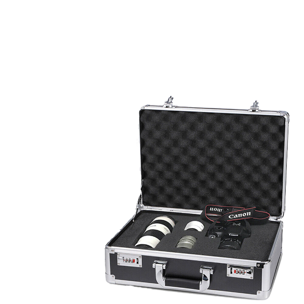 Полетный защитный рэковый алюминиевый транспортировочный кейс для фото оборудования