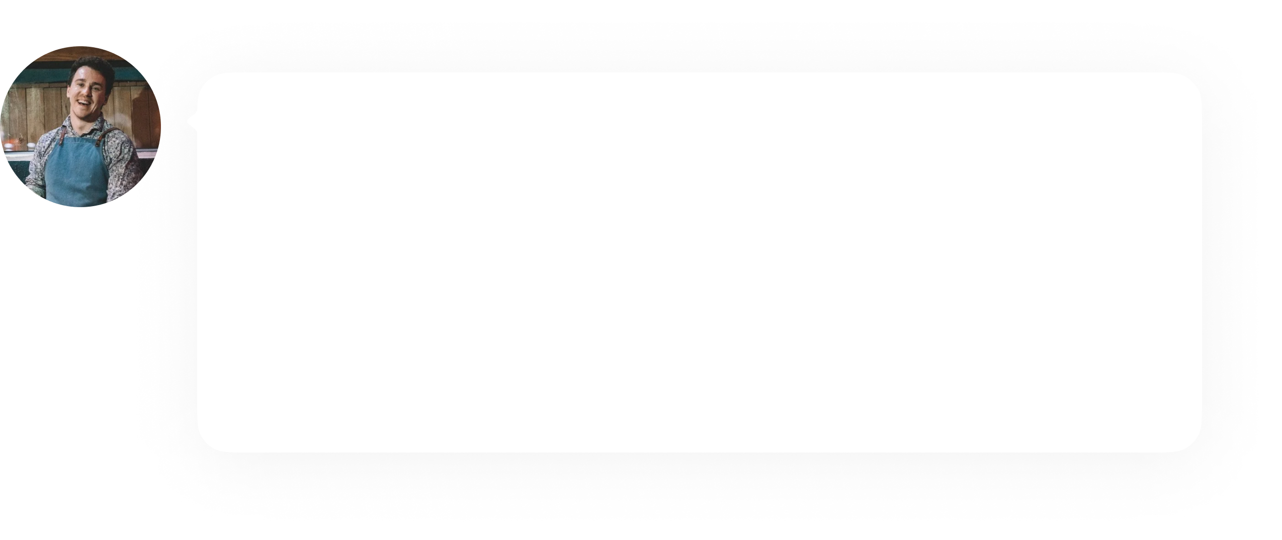 скриншот отзыва от основателя сети-кофеен. Брендинг для кафе и ресторана помог обрести нужный образ и выделиться среди конкурентов в России