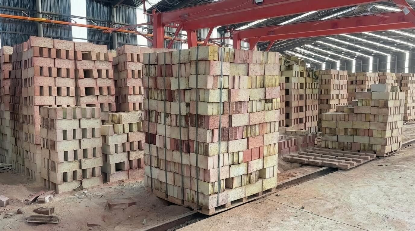 стандартный полнотелый красный кирпич