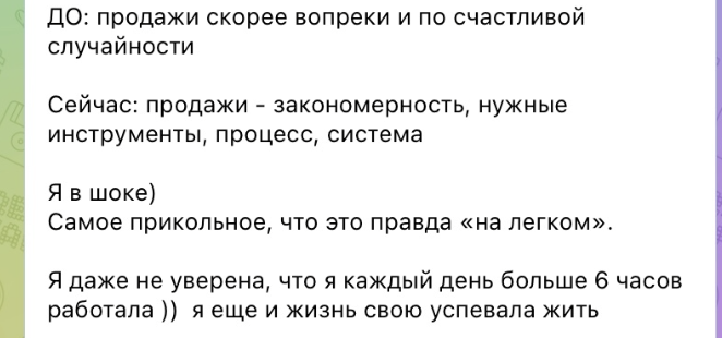 Результаты Юли
