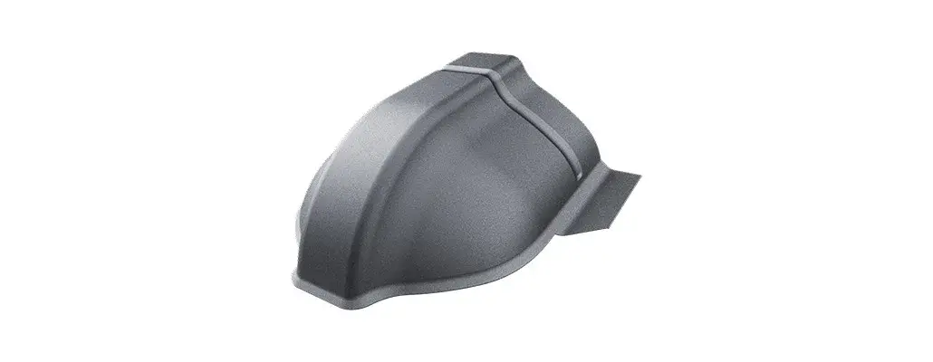 Заглушка конька конусная ZS-LUX для конька GS-LUX Budmat